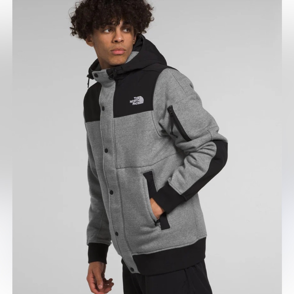 NWT North Face Men's Highrail Fleece Jacket - TNF Medium Grey Heather